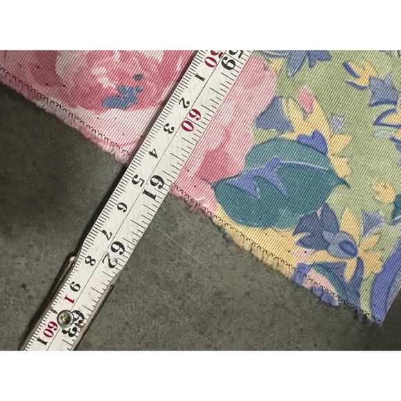 Floral Pastel Fabric Panel, 61x46, Sewing Supply, Craft Project ~ 250929-WH 1274 - Picture 4 of 4